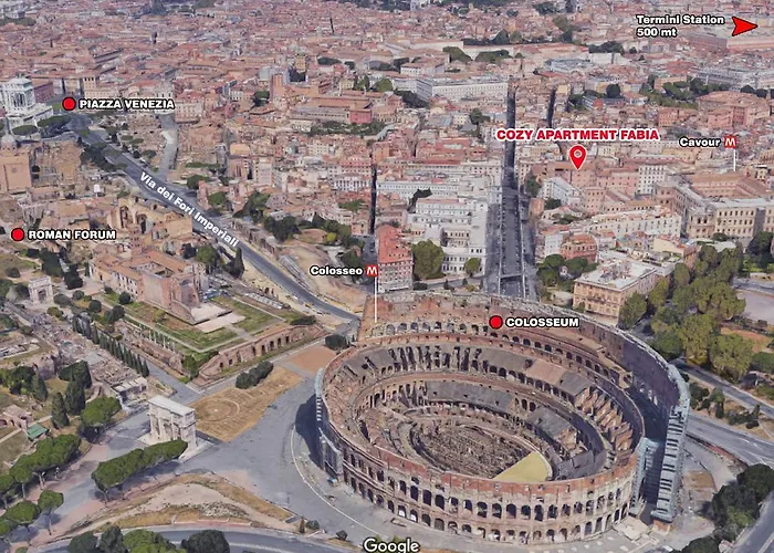 Cozy Fabia 300 Mt From Colosseum Apartment